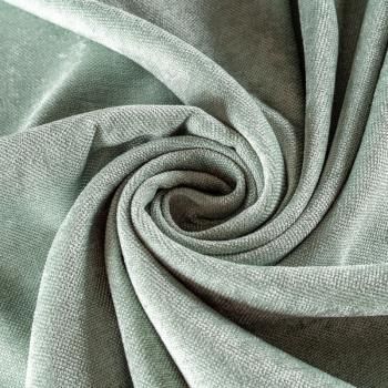 Ткань портьерная шенилл h-295 см 21-02-00082 снежная мята однотонный