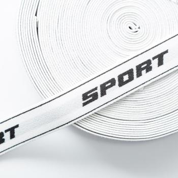 Резинка декоративная 30 мм 582765 белый