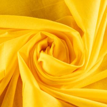 Хлопок-вуаль К28-597 желтый шафрановый однотонный