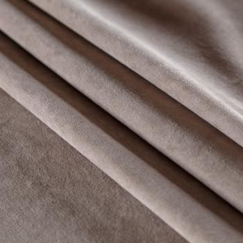 Ткань мебельная микровелюр 22-02-08968 какао однотонный