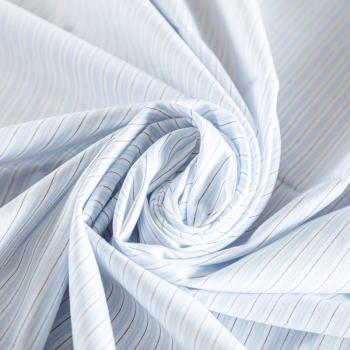 Хлопок рубашечный К20-111 белый принтованный