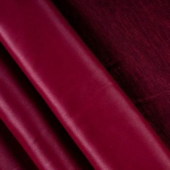 Ткань портьерная блэкаут 2-х сторонний h300 см 529-02-24 бордовый однотонный
