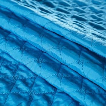 Ткань курточная 033-04121 лазурно-голубой однотонный