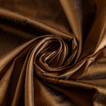 Дикий шелк 016-04905 бронзово-коричневый однотонный