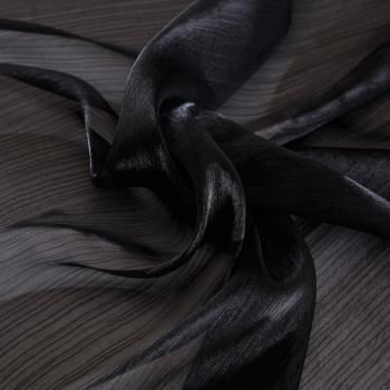 Органза 039-18840 черный однотонный