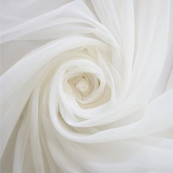 Шелк-вуаль h-305 см 1020-359-1-03-0001 молочный однотонный