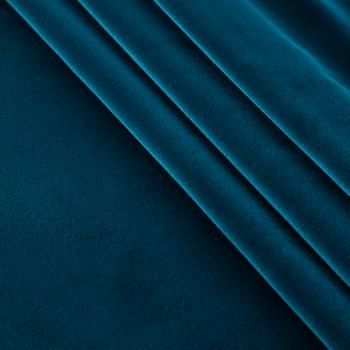 Бархат хлопковый 002-20031 петроль однотонный