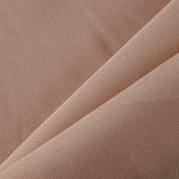 Ткань портьерная L-300 см негорючая габардин 16-02-13735 светло-бежевый однотонный