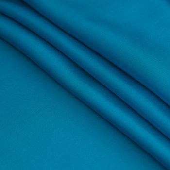 Шелк натуральный 064-16887 бирюзовый однотонный