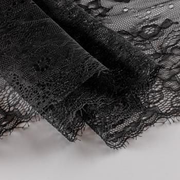 Кружево эластичное 180 мм Ф01-0311 черный