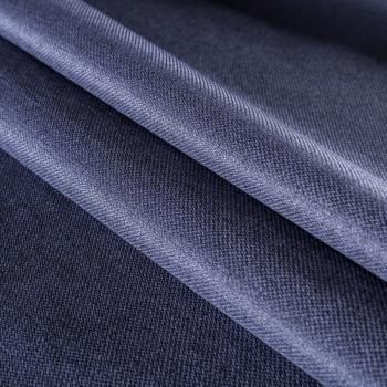 Ткань мебельная рогожка 22-02-00780 чернильно-серый однотонный