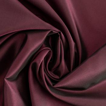 Ткань портьерная тафта h-295 см Т263-02-83 винный однотонный
