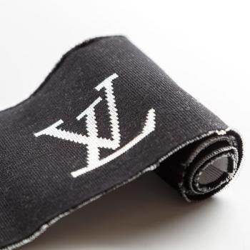 Манжет трикотажный 10х50 см с лого 574128 черный