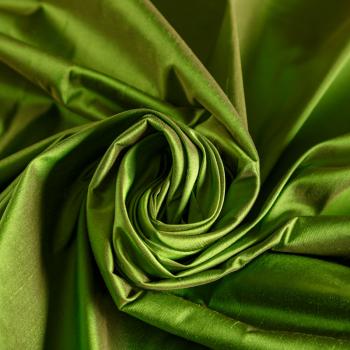 Дикий шелк 016-04836 ярко-зеленый однотонный
