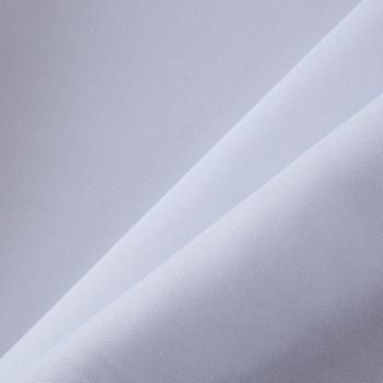 Ткань портьерная L-300 см негорючая габардин 16-02-13738 белый однотонный