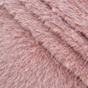 Мех искусственный на трикотажной основе 037-20750 пудрово-розовый
