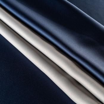 Ткань портьерная блэкаут 2-х сторонний h-315 см 10-02-00238 серо-синий