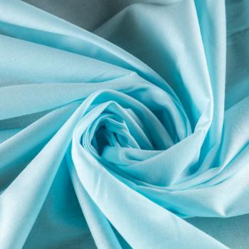 Хлопок-вуаль К28-429 светло-голубой однотонный