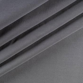 Шифон натуральный К36-134 серый однотонный