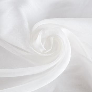 Шелк натуральный Loro Piana 064-16273 молочный однотонный