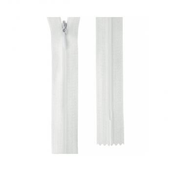 Молния спираль потайная Gamma 50 см тип 3 н/р белый G013P-50-101