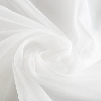 Тюль сетка 07-01-04935 кремовый однотонный