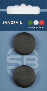 Пуговицы SANDRA 23 мм пластик 2 шт CARD160 черный