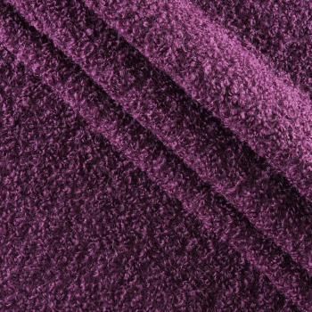 Букле 006-11661 черный виноград однотонный