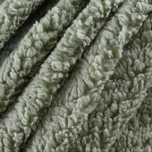 Мех искусственный 037-11890 шалфейный однотонный