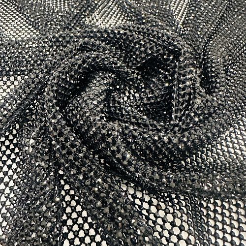 Сетка со стразами Swarovski 050-20870 черный