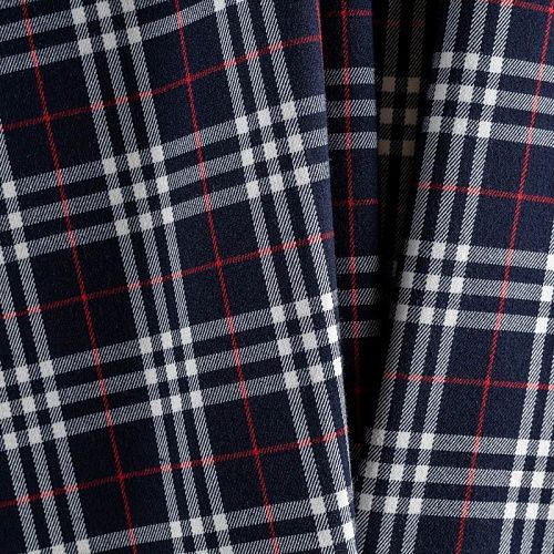 Ткань костюмная К12-647 темно-синий принтованный