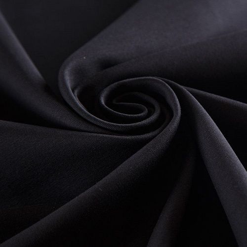 Трикотаж 056-17117 черный однотонный