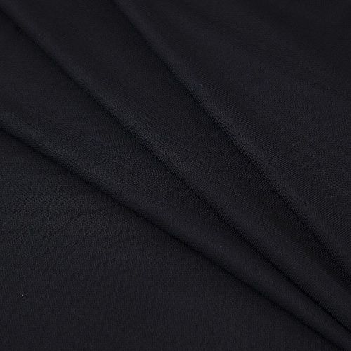 Трикотаж 056-16213 черный однотонный