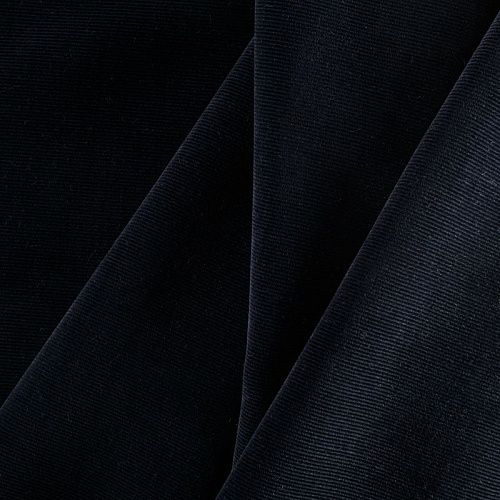 Вельвет 008-05821 черный однотонный