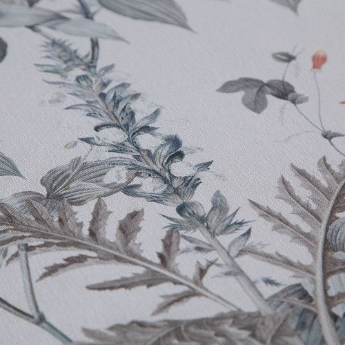 Ткань портьерная H-280 см 19-02-15868 молочный принтованный