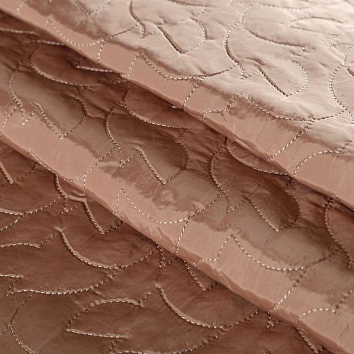 Ткань курточная 033-05347 холодный бежевый однотонный