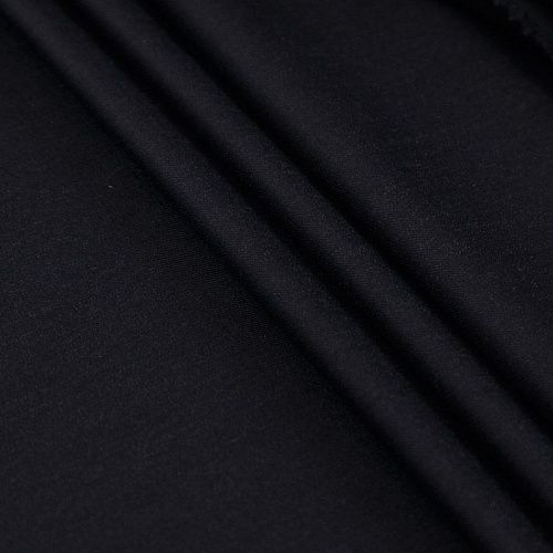 Ткань костюмная 025-14607 черный однотонный