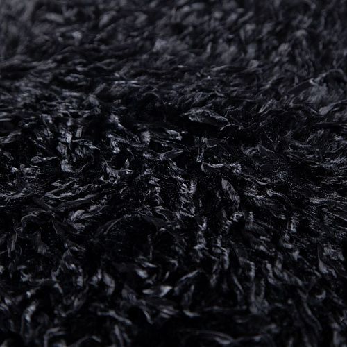 Мех/перо искусственный на трикотажной основе 037-20748 черный