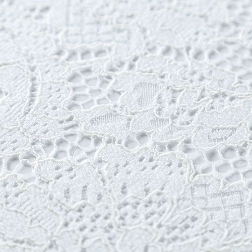 Гипюр 012-07367 белый однотонный