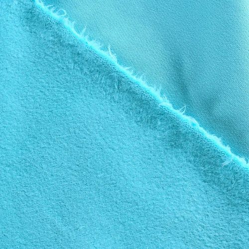 Футер с начесом 062-11828 бирюзовый однотонный