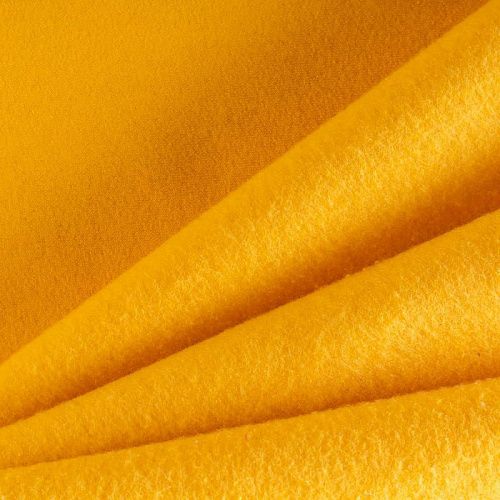 Футер с начесом 062-00528 желтый однотонный