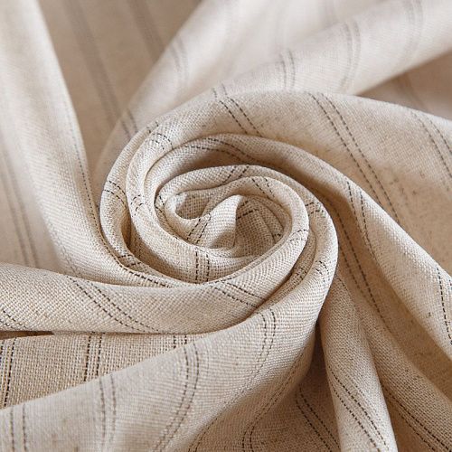 Лен-вискоза с люрексом 035-17864 натуральный