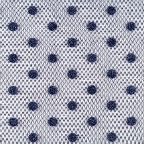 Фатин с флоком К33-1007 темно-синий