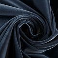 Бархат 002-06311 серо-синий однотонный