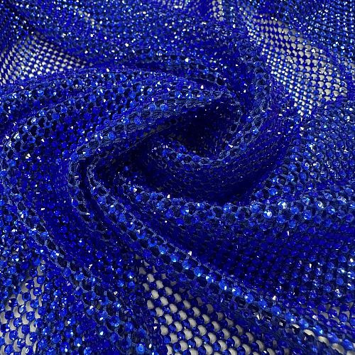 Сетка со стразами Swarovski 050-20872 сапфир