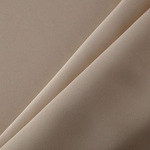 Ткань портьерная L-300 см негорючая блэкаут 10-02-13694 кремовый однотонный