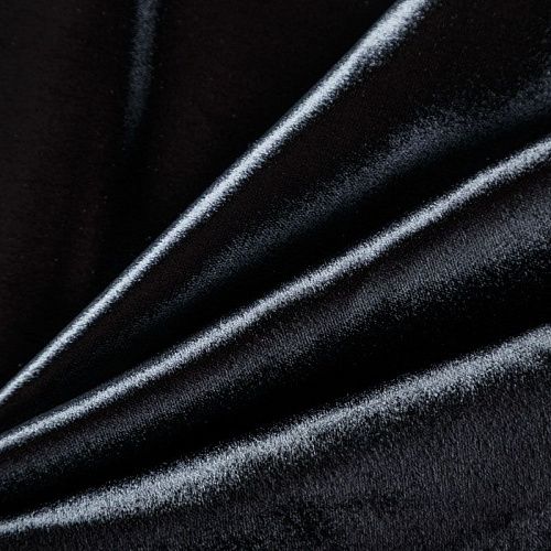 Бархат 002-06182 черный однотонный