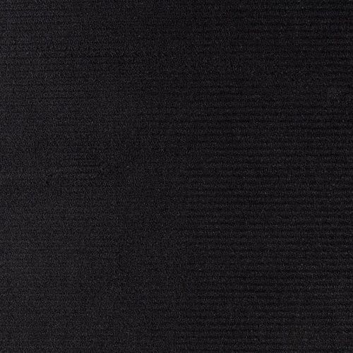 Вельвет К29-611 черный однотонный