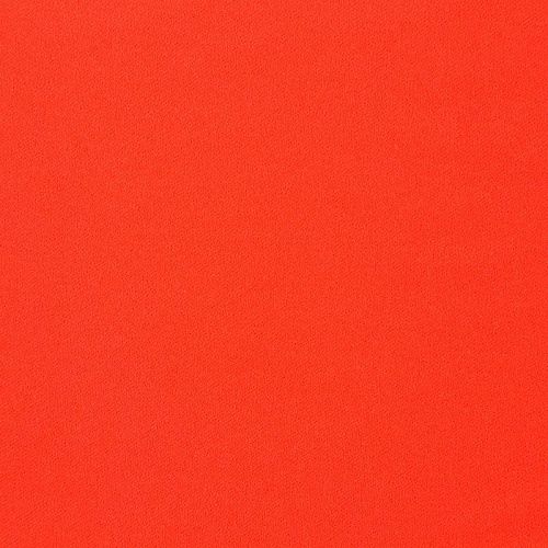 Креп 026-08043 оранжево-красный однотонный