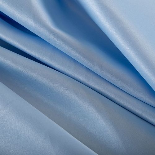 Сатин-тафта 001-18655 небесно-голубой однотонный
